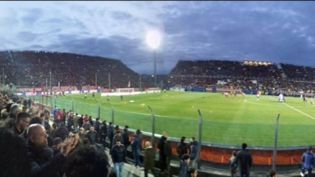 Lo stadio comunale "Ezio Scida" di Crotone
