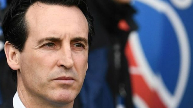 Unai Emery, prossimo a lasciare la panchina del Psg a fine stagione.