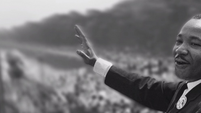 Martin Luther King durante il discorso a Washington