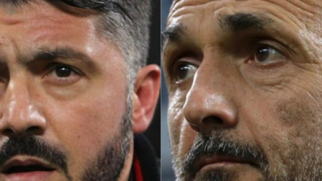 Rino Gattuso e Luciano Spalletti