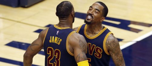 JR Smith leaves message for LBJ - (Image: YouTube/NBA)