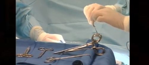 Two men posing as doctors kill newborn changing him from a boy to a girl. Photo: AssnSurgTech Youtube screenshot