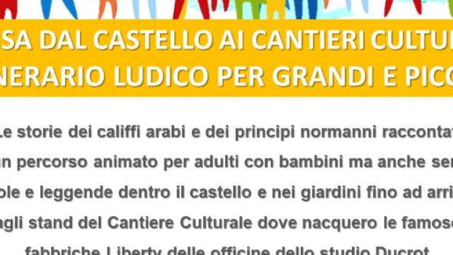 Locandina Tour al Castello della Zisa