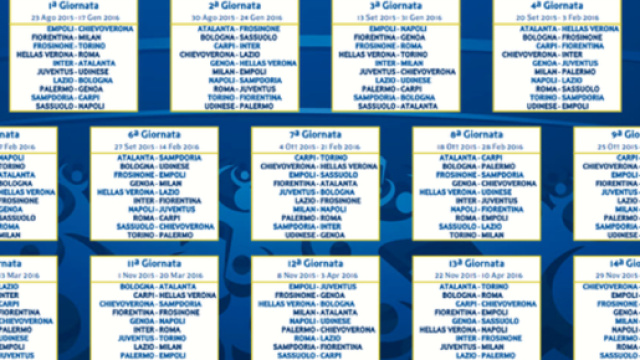 Serie A: il calendario delle ultime 3 giornate
