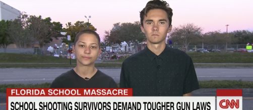 David Hoggs and Emma Gonz&aacute;lez- survivors of Parkland shooting (CNN screenshot/YouTube)