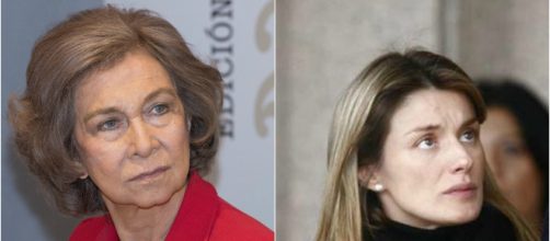 Do&ntilde;a Sof&iacute;a y la reina Letizia en imagen