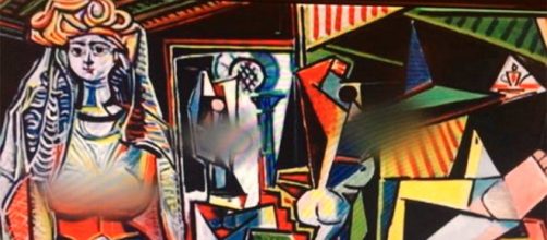 &ldquo;Les femmes d'Alger&rdquo; by Picasso with details blurred by Fox News flickr.com