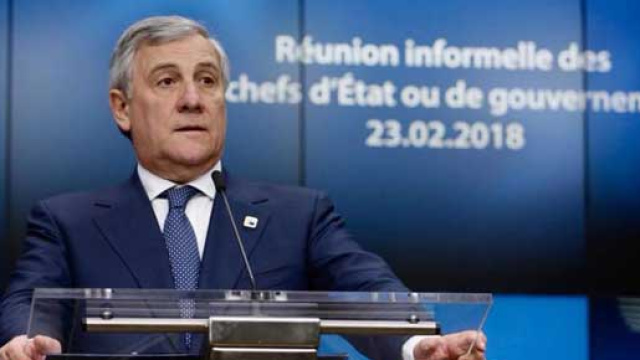 Il dirigente di Forza Italia, Antonio Tajani