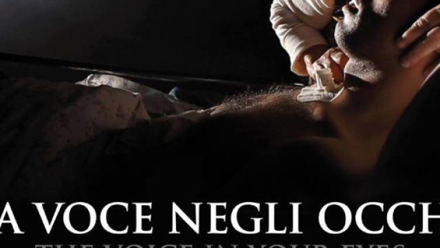Locandina film "La voce negli occhi"
