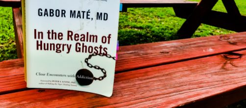 Gabor Mat&eacute;'s book, 'In the Realm of Hungry Ghosts: Close Encounters with Addiction.' (Photo by Danielle Lilly)