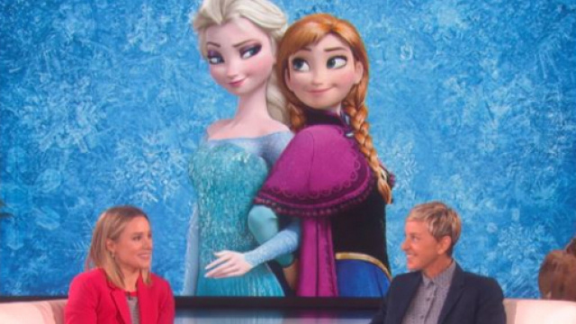 Kristen Bell, The Ellen show, Frozen