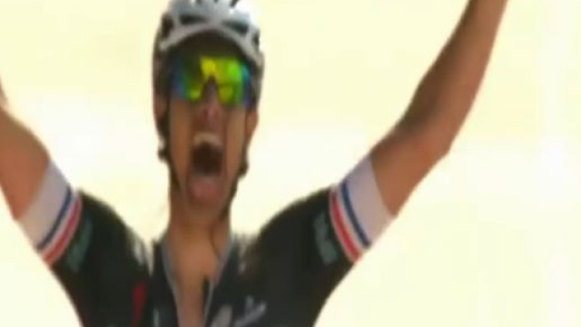 Niki Terpstra vincitore alla Parigi Roubaix nel 2014