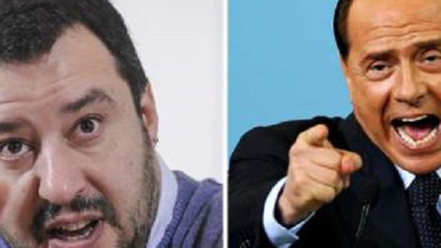 Salvini contro Berlusconi. E' fuori dai giochi