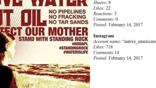 Secondo un comitato scientifico del governo USA la Russia sarebbe impegnata in una campagna di propaganda contro le Dakota pipeline.