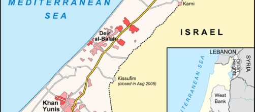 New Israeli attack at Gaza border. - [Image source: Lancer / Wikimedia Commons]