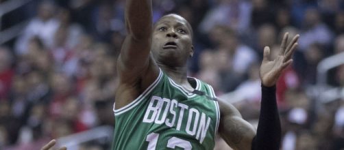Terry Rozier must bring his game to the next level in the playoffs to help the Celtics advance without Kyrie (Image via Wikipedia Commons).