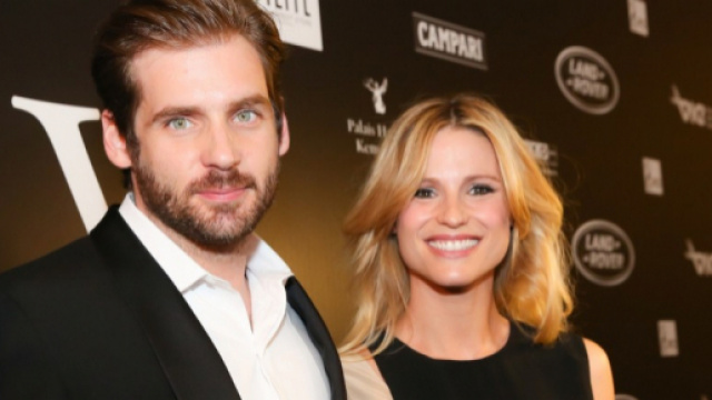 Da sinistra Tomaso Trussardi e Michelle Hunziker