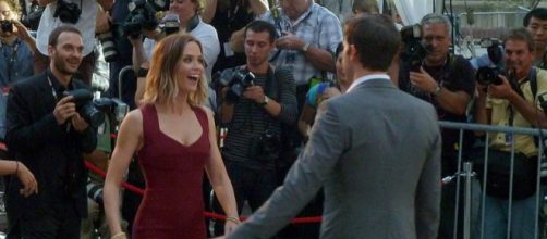 Emily Blunt and John Krasinski at the premiere of Looper, Toronto Film Festival (Image credit &ndash; Gabbo T, Wikimedia Commons)