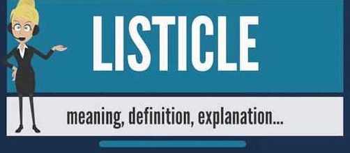 Listicles are fun to write and fun to read. - [Image: The Audiopedia / YouTube screenshot]