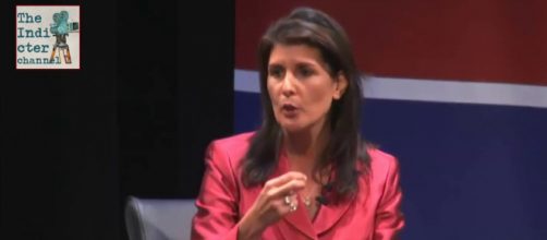 Nikki Halley has stated Russia can never be a friend. - [Image credit-Channel 11Tv / YouTube screencap]