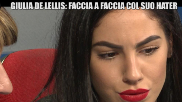 Giulia De Lellis ha incontrato il suo hater a Le Iene