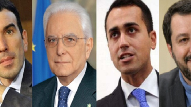 Martina, Mattarella, Di Maio e Salvini