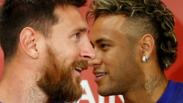 L'&eacute;nigmatique message de Neymar avec Messi (photo:butfootballclub.fr)