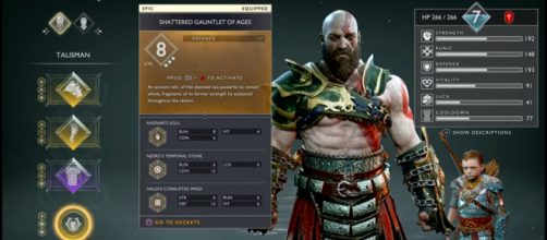 A screenshot from 'God of War' - YouTube/Uzi Game GP