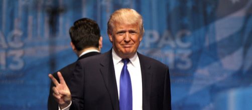 Donald Trump speaking in National Harbor, Maryland (Image credit - Gage Skidmore, Wikimedia Commons)