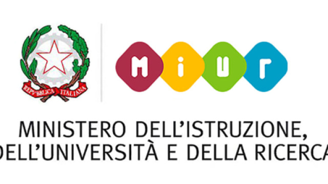 Il logo ufficiale del ministero dell'Istruzione, dell'Universit&agrave; e della Ricerca