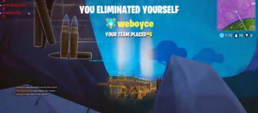 A screenshot in 'Fortnite' Battle Royale - [Fortnite Best Moments/YouTube]