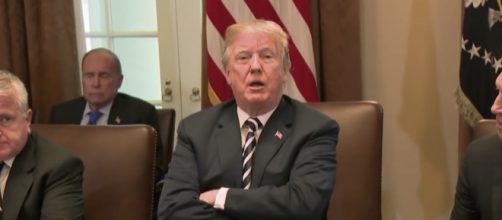 Trump holds Cabinet meeting over immigration. [image source: White House-YouTube]