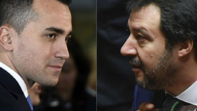 Luigi Di Maio (M5S) e Matteo Salvini (Lega)