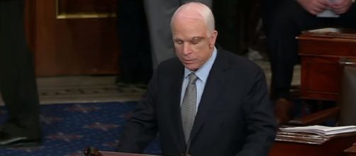 John McCain addresses the Senate - Image credit - CNN | YouTube
