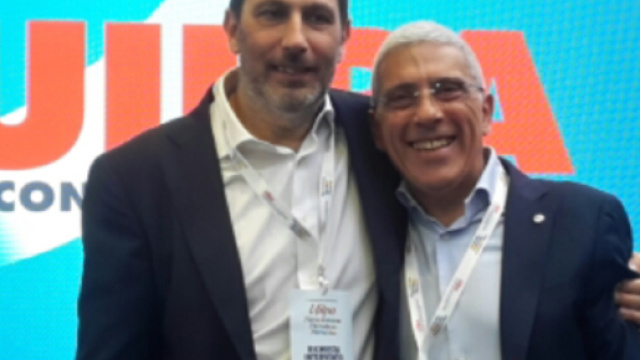 Il segretario generale UILPA Nicola Turco e il segretario generale UILPA Sicilia Alfonso Farruggia.