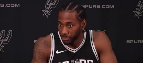 Kawhi Leonard was limited to just nine games this season. - [Image Credit: bballNeverEnds / YouTube screencap]