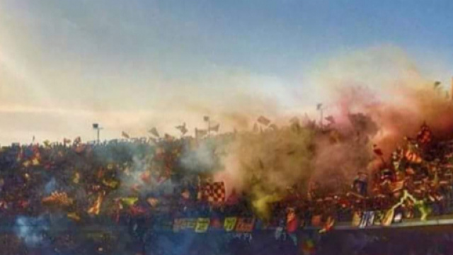 Lo stadio Via del mare di Lecce.