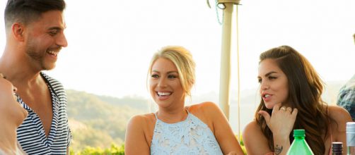 Jax Taylor, Stassi Schroeder, and Katie Maloney appear on 'Vanderpump Rules.' [Photo via Bravo]