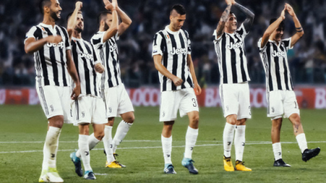 Alcuni giocatori della Juventus.