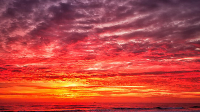 In Iraq i cieli si sono tinti di rosso.