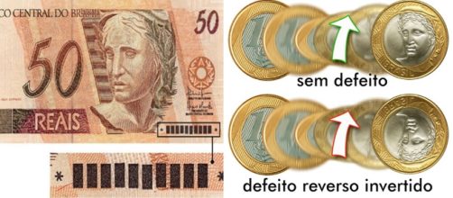 Moedas e c&eacute;dulas de Real que s&atilde;o muito procuradas por colecionadores.