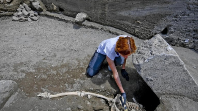 Scavi di Pompei, emerge una nuova vittima