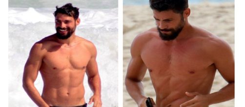 Cau&atilde; aproveita dia de sol e exibe corp&atilde;o