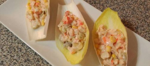 Ensalada de cangrejo y mayonesa