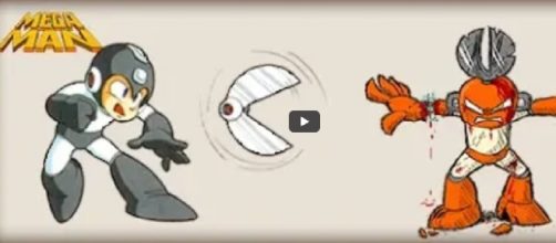 Mega Man vs Cut Man. - [Mega Man 11 / YouTube screencap]