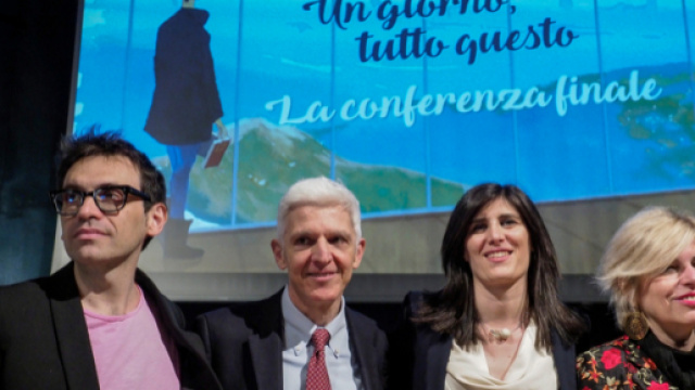 Da sinistra: il direttore Lagioia, il presidente Bray, la sindaca Appendino e l'Assessora alla cultura Parigi