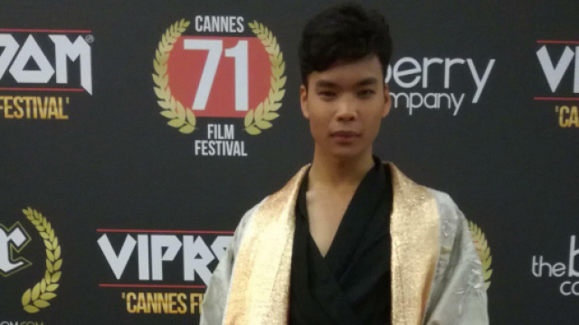 Photocall sur le tapis rouge pour une soir&eacute;e priv&eacute;e