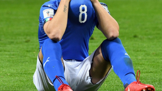 Italia fuori dai Mondiali di Russia 2018