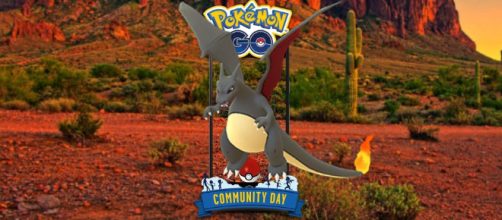 Charizard en el Dia de la Comunidad.