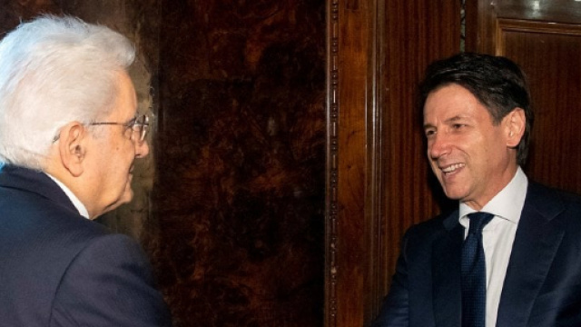 Sergio Mattarella e Giuseppe Conte